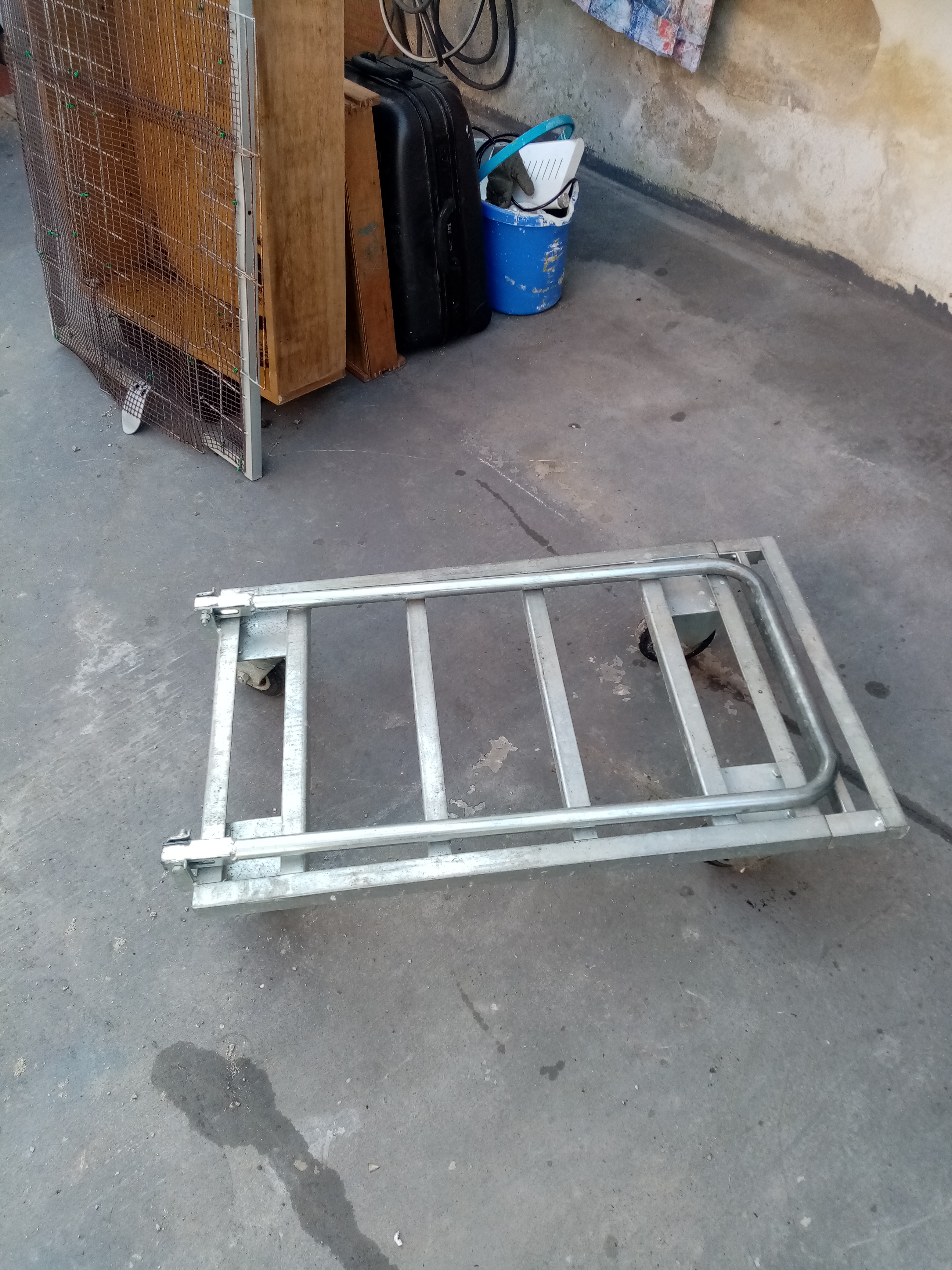 Carrello allungabile zincato 