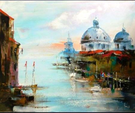 Quadro a olio Venezia