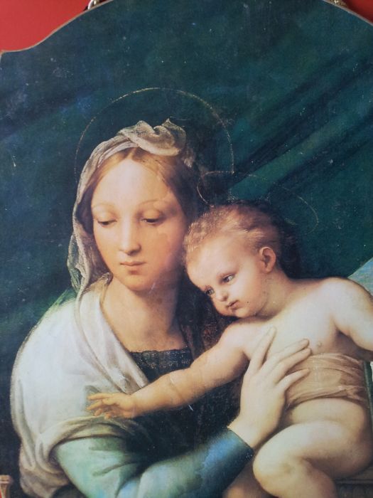 Capezzale Madonna arte fiorentina.