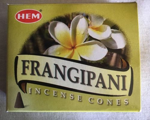 Incenso Coni frangipani Hem27