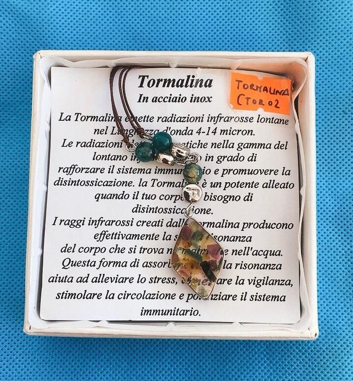 Collana Ciondolo Tormalina CTor02