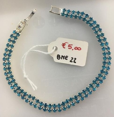 Braccialetto Strass Celesti BMe22