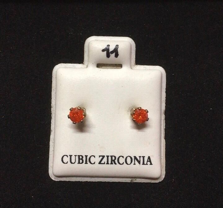 Orecchini Luce Arancio CZ011