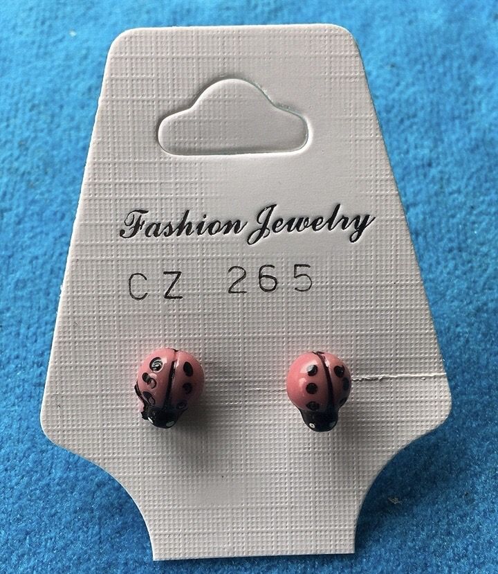 Orecchini Coccinelle Rosa CZ265