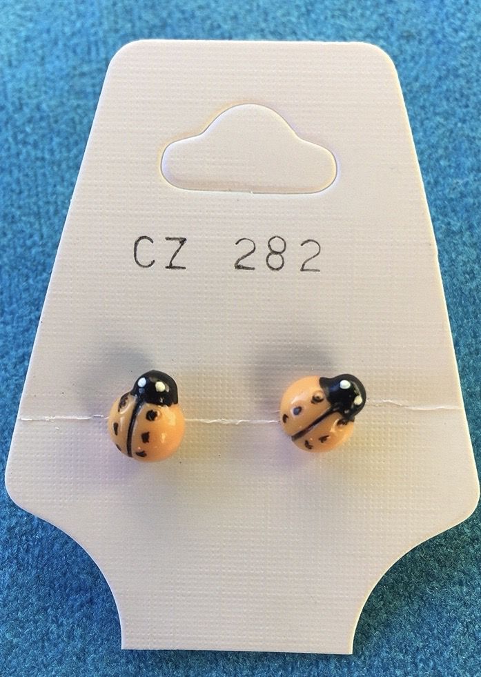 Orecchini Coccinelle Gialle CZ282