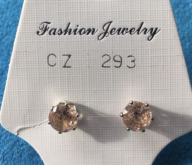 Orecchini Cristalli Beige CZ293