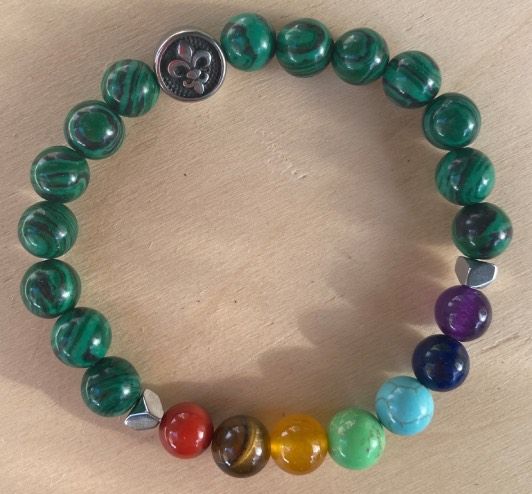 Braccialetto Malachite Chakra ( BMal11 )