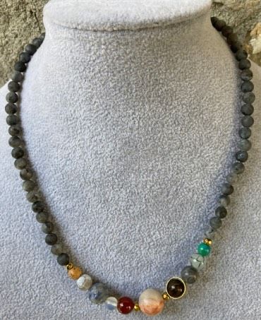 Collana Labradorite Sistema Solare ( CLab11 )