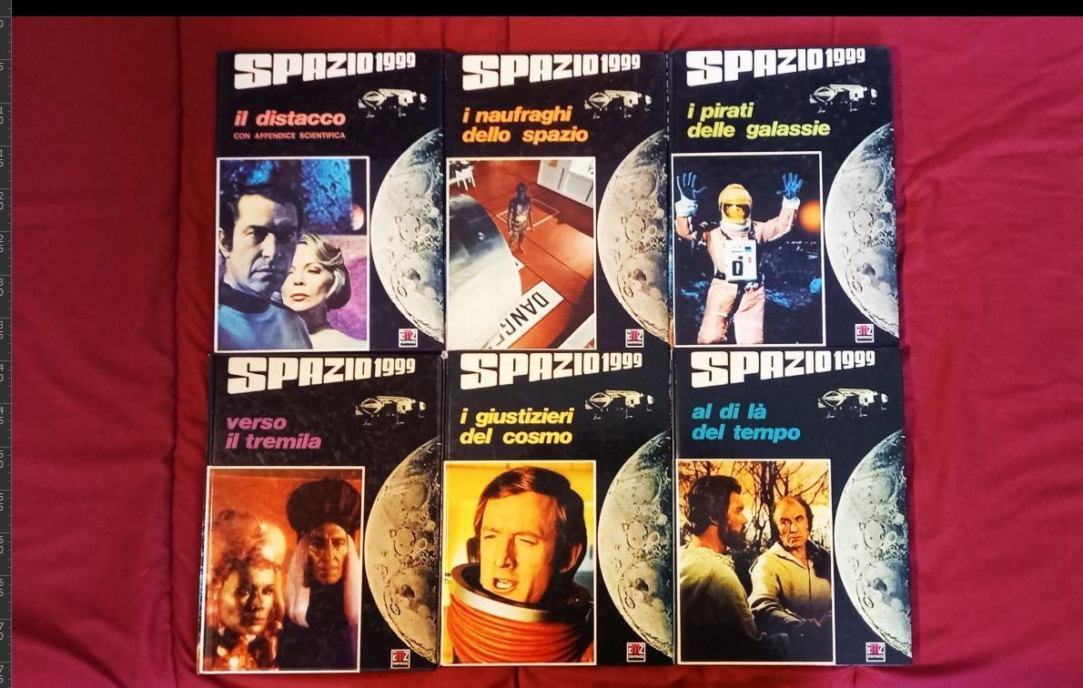 SPAZIO 1999, 6 VOLUMI, AMZ EDITRICE 1976-1977 